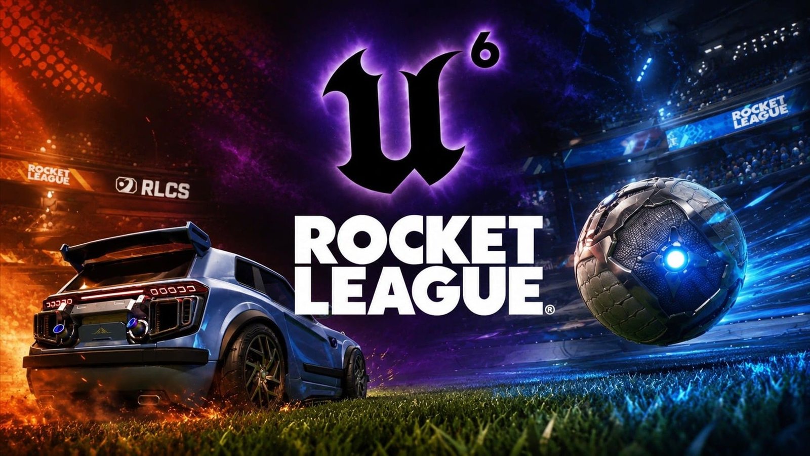 Unreal Engine 6 é revelada com novo visual para Rocket League! Veja como está ficando