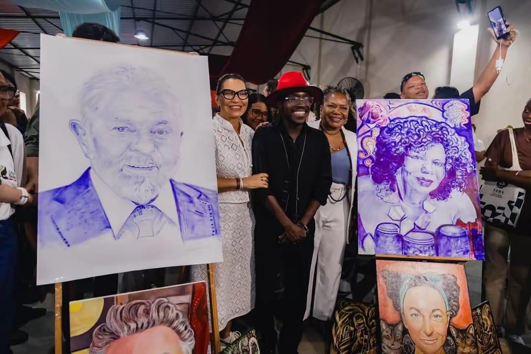 Exílio, memória e ancestralidade marcam obra de artista haitiano em Salvador