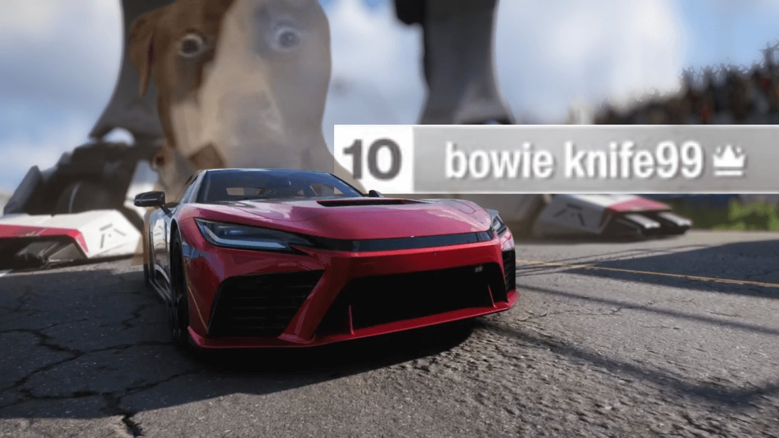 Bowie Knife99: conheça o vilão de IA que está aterrorizando jogadores de Forza Horizon 6