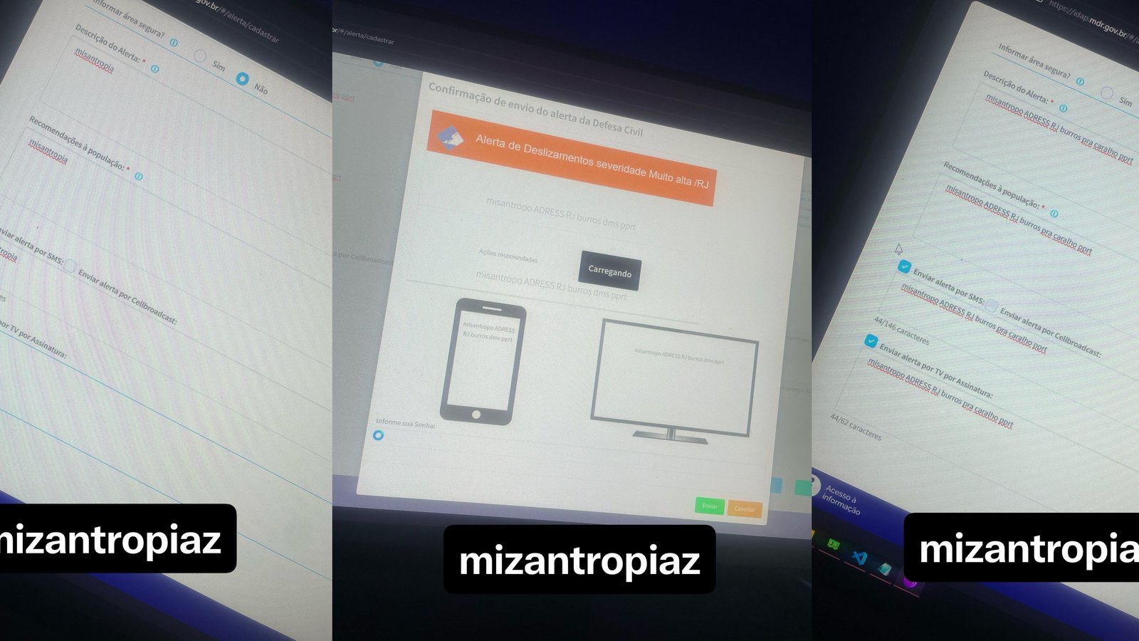 Suposto hacker mostra como emitiu alerta extremo ‘Misantropia’; X remove posts