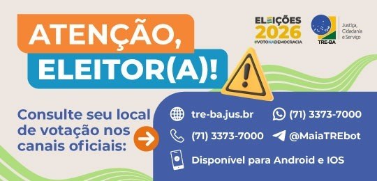 Eleições 2026: cinco seções eleitorais mudam de local na Bahia