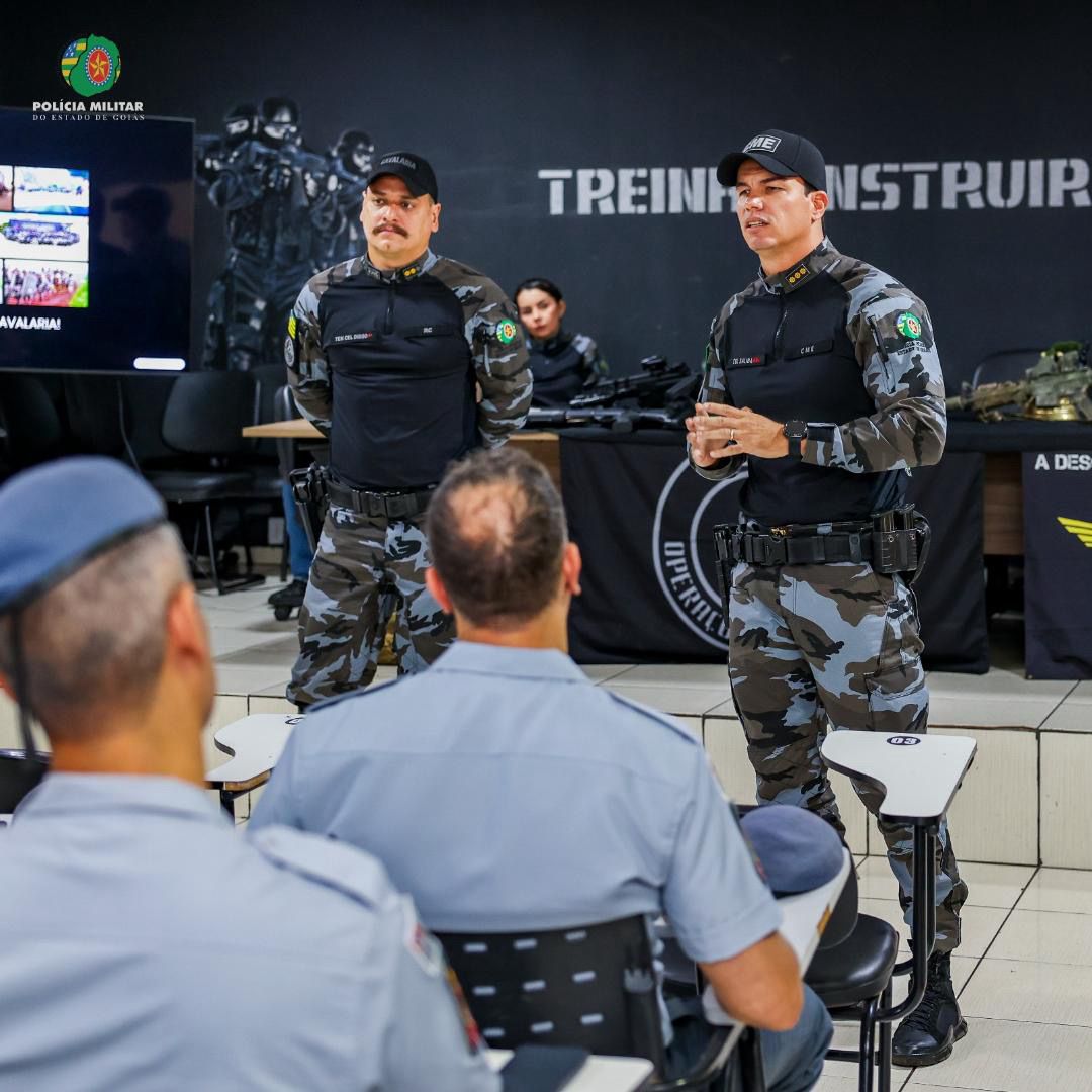 PM de São Paulo conhece Centro Integrado de Inteligência de Goiás