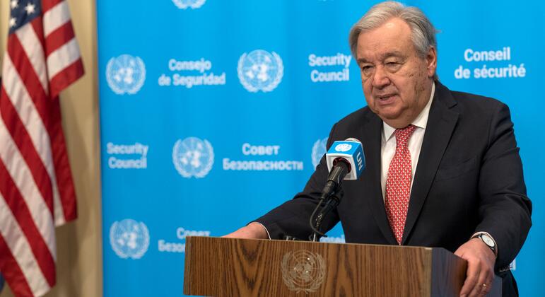 Guterres elogia cessar-fogo de duas semanas entre Estados Unidos e Irã